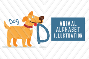 Animal Alphabet: D for Dog – A Playful Design Asset