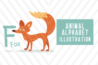 Animal Alphabet F for Fox: A Creative Font for Modern Branding