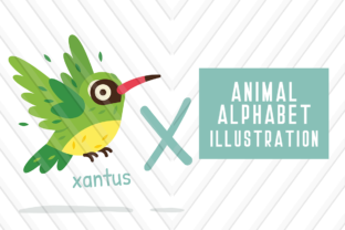 Animal Alphabet X for Xantus: A Playful Typeface for Creative Projects