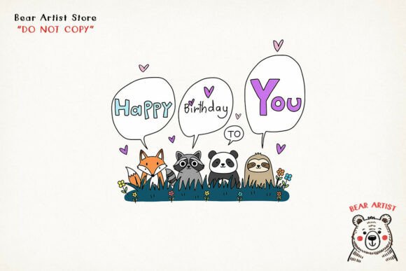 Animal Group Birthday PNGs: Elevate Your Party Decor
