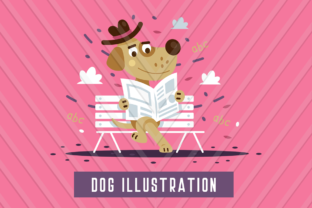 Animal Illustration Dog: A Playful Asset for Creative Projects