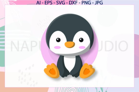 Animal Pinguin Baby Svg: Design Appeal & Uses