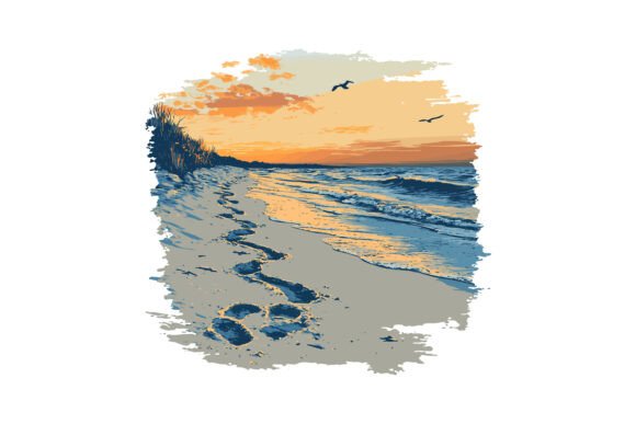 Animal Tracks in Sand Illustration: A Designer's Guide