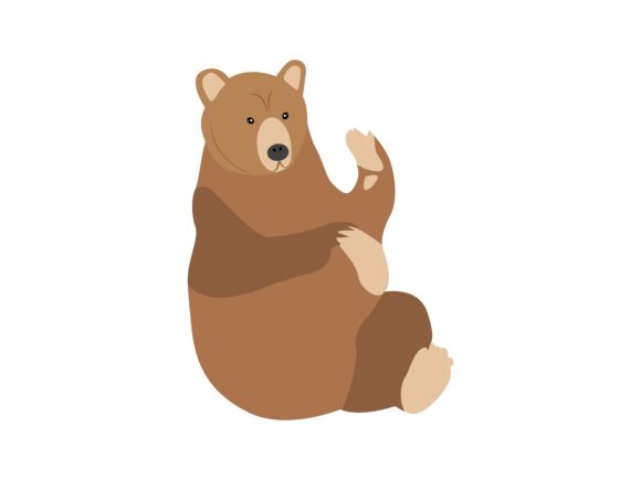Cute Honey Bear Animal: A Charming Design Asset