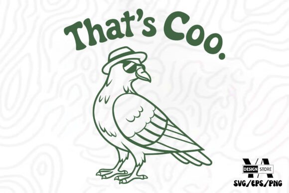 Retro Funny Animal Pigeon Puns: Your Next Creative Asset