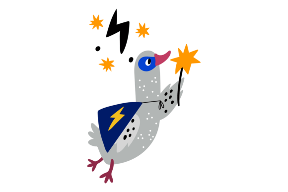 Superhero Goose Flying: A Dynamic Display Typeface for Bold Brands